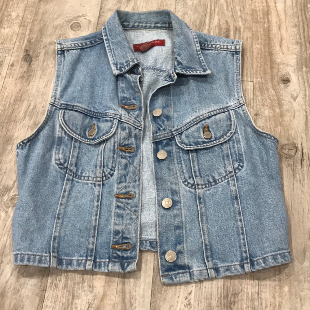 Vintage Banana Republic Denim Vest